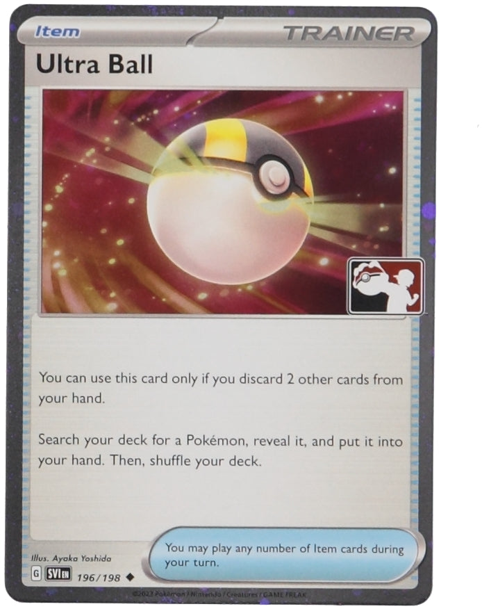 Pokemon TCG Ultra Ball SVI 196 (FOIL) Prize Pack S3