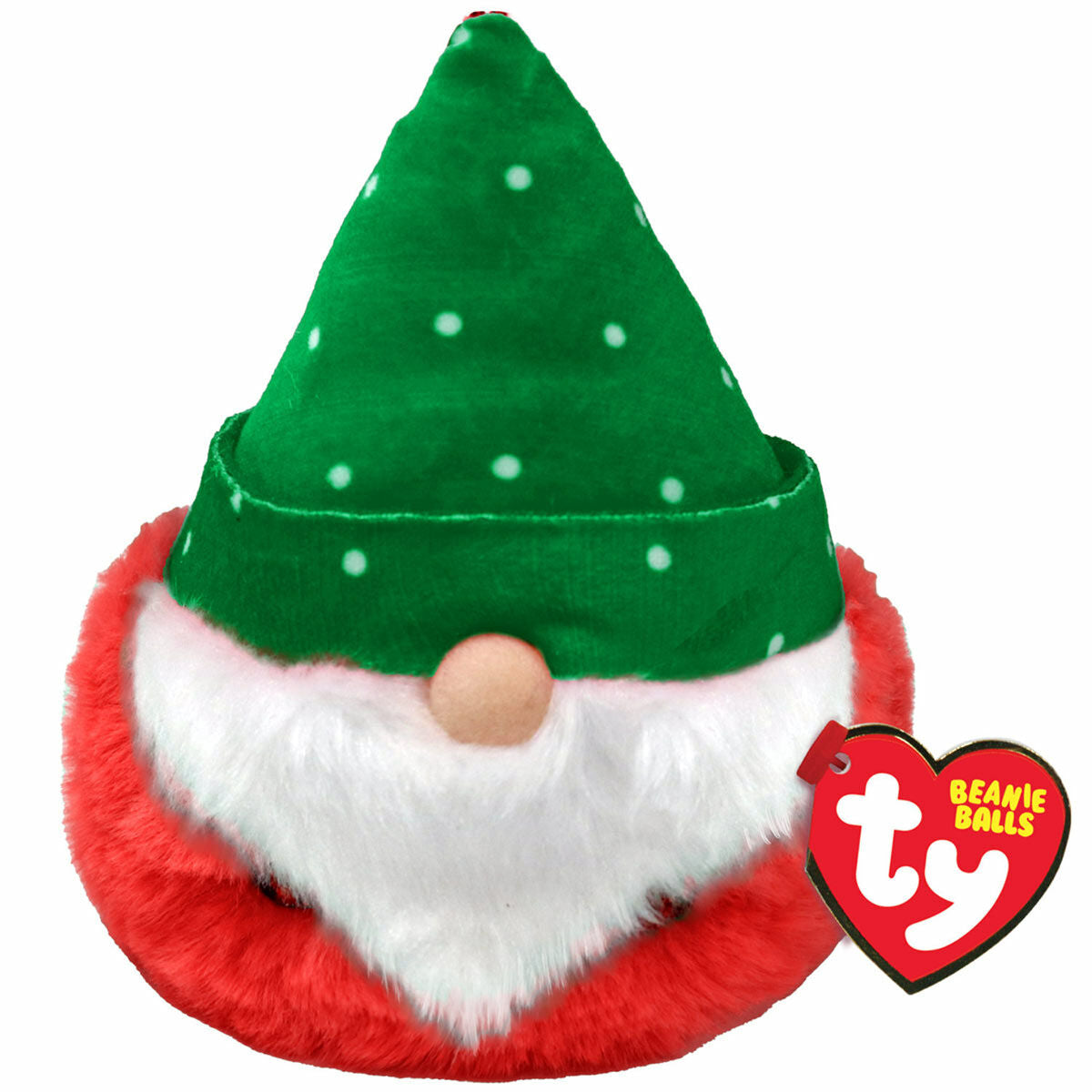 TY Puffies Beanie Balls Christmas 2023 - Turvey Gnome