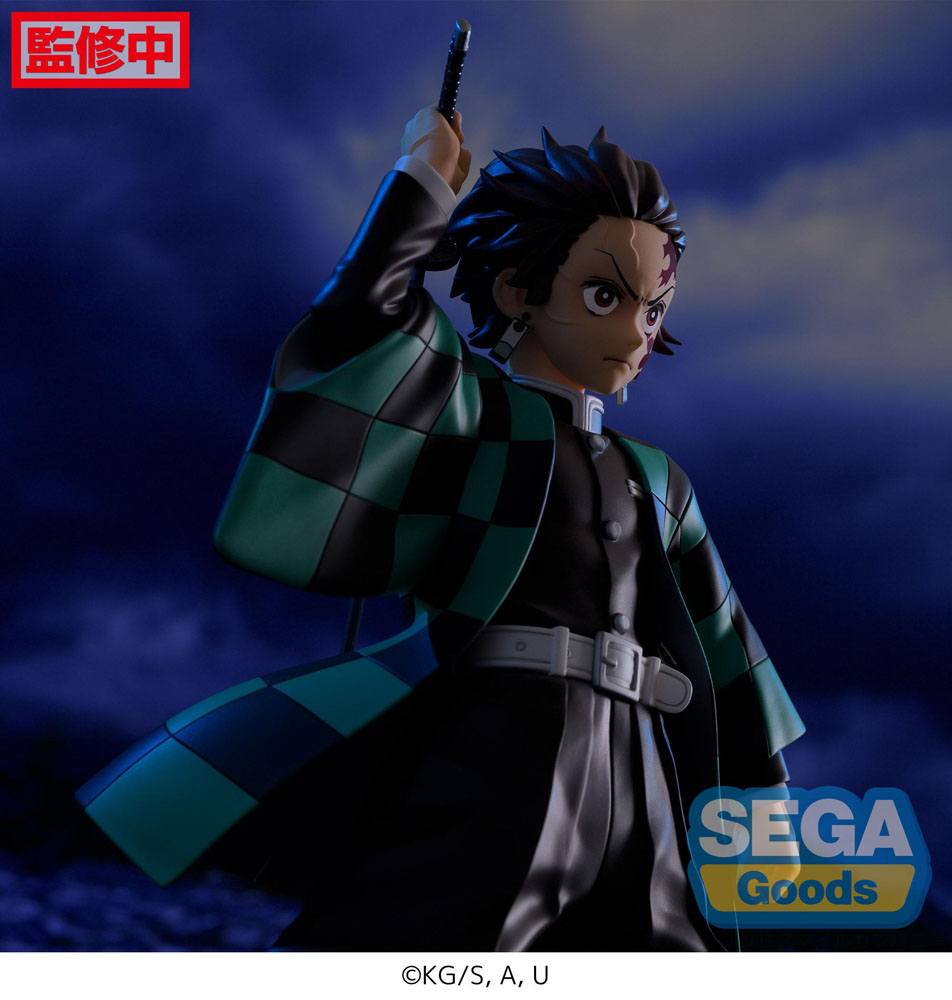 Sega Goods Demon Slayer Figurizm PVC Statue Tanjiro Kamado Entertainment District 22cm