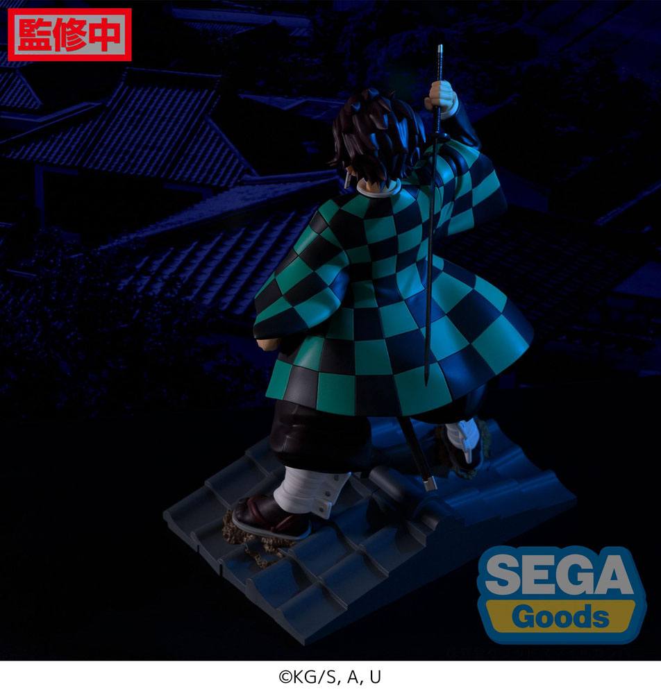 Sega Goods Demon Slayer Figurizm PVC Statue Tanjiro Kamado Entertainment District 22cm