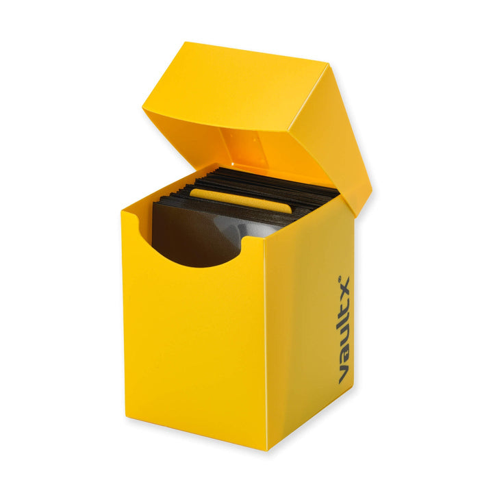 Vault X Large Deck Box 100+ with 150 Sleeves Yellow