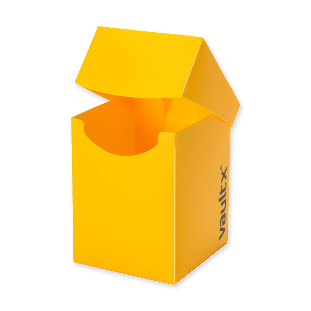 Vault X Large Deck Box 100+ with 150 Sleeves Yellow