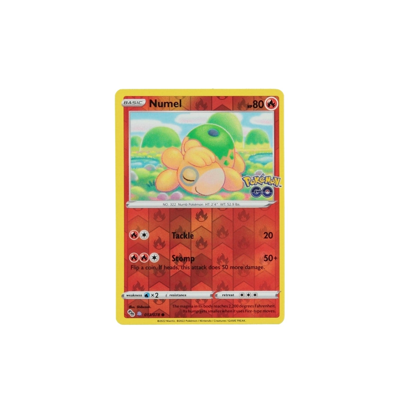 Pokemon TCG GO 013/078 Numel (Secret Ditto) Card - stylecreep.com