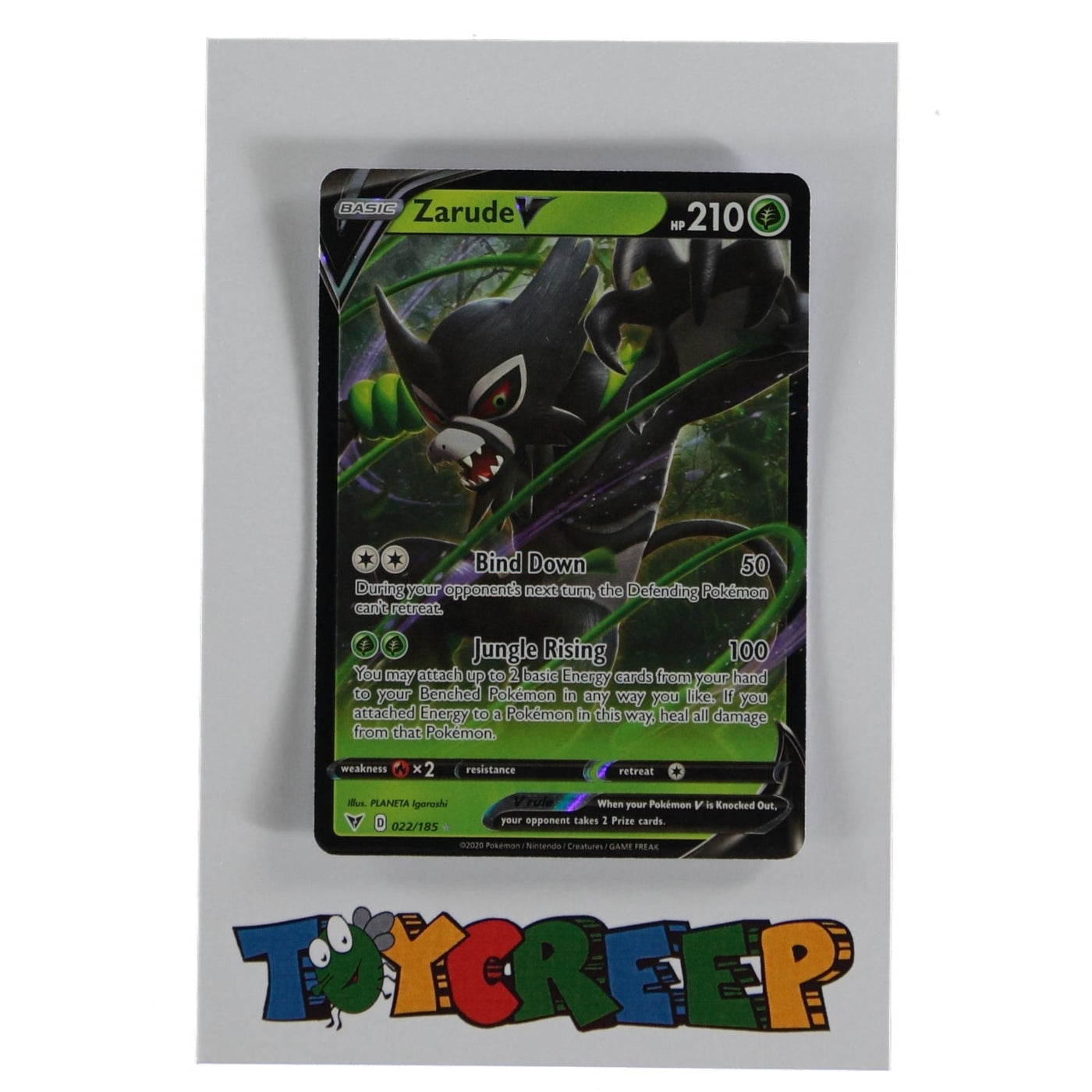Pokemon TCG Vivid Voltage 022/185 Zarude V Card