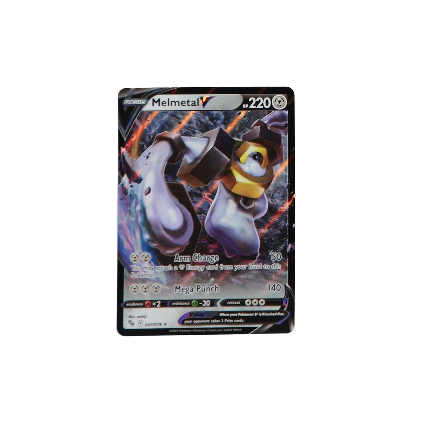 Pokemon TCG GO 047/078 Melmetal V Card