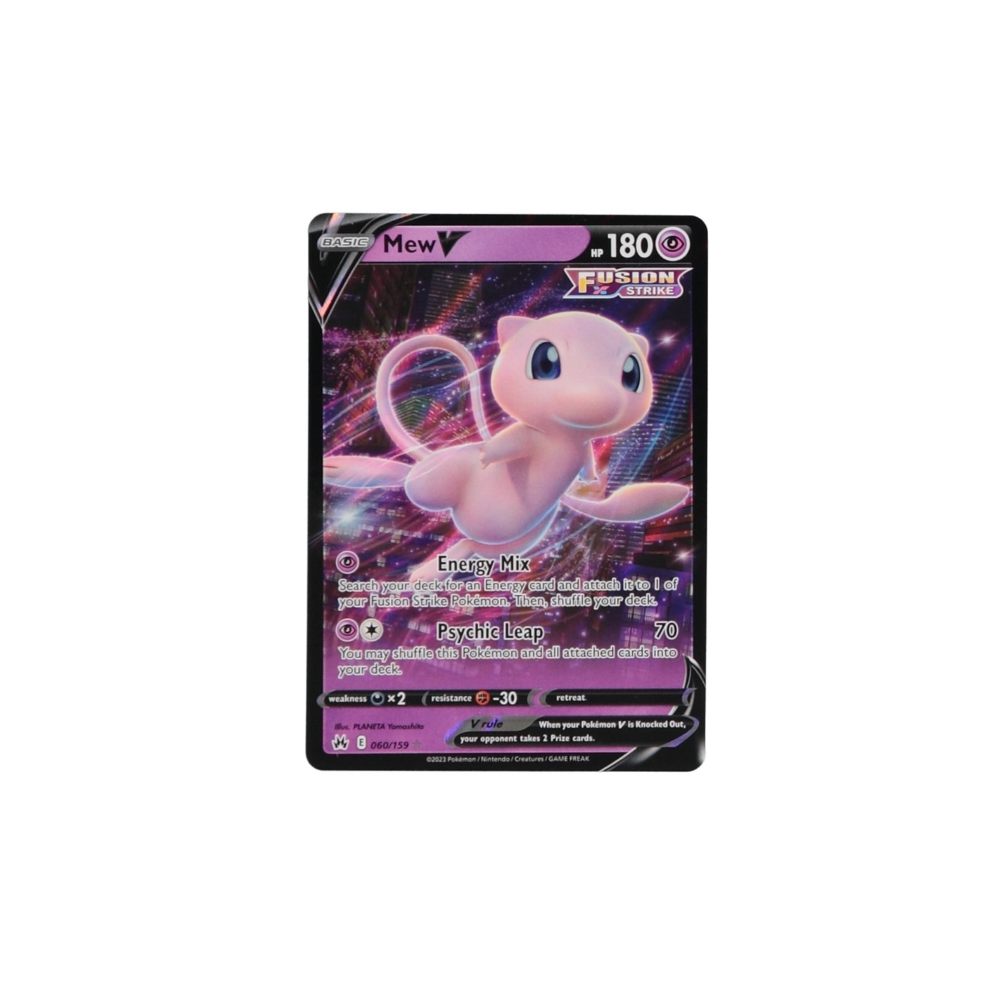 Pokemon TCG Crown Zenith 060/159 Mew V Card