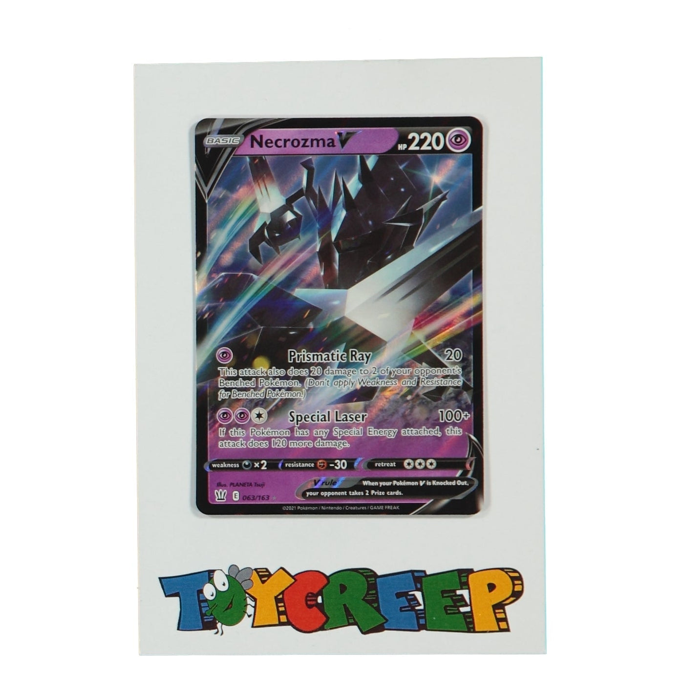 Pokemon TCG Battle Styles 063/163 Necrozma V Card