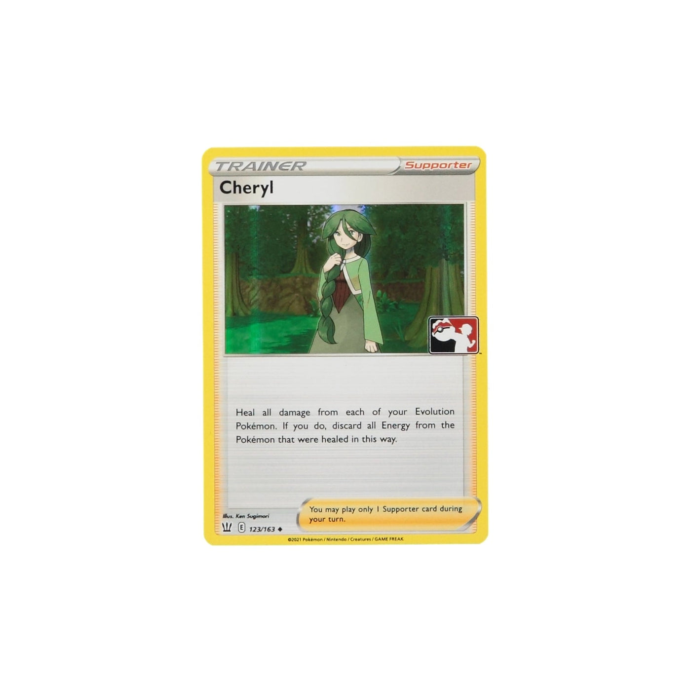 Pokemon TCG Prize Pack Card 123/163H Cheryl Holo - stylecreep.com
