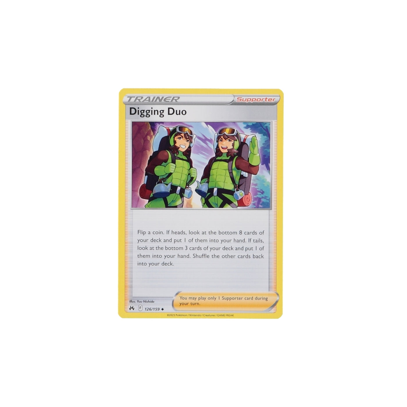 Pokemon TCG Crown Zenith 126/159 Digging Duo Card
