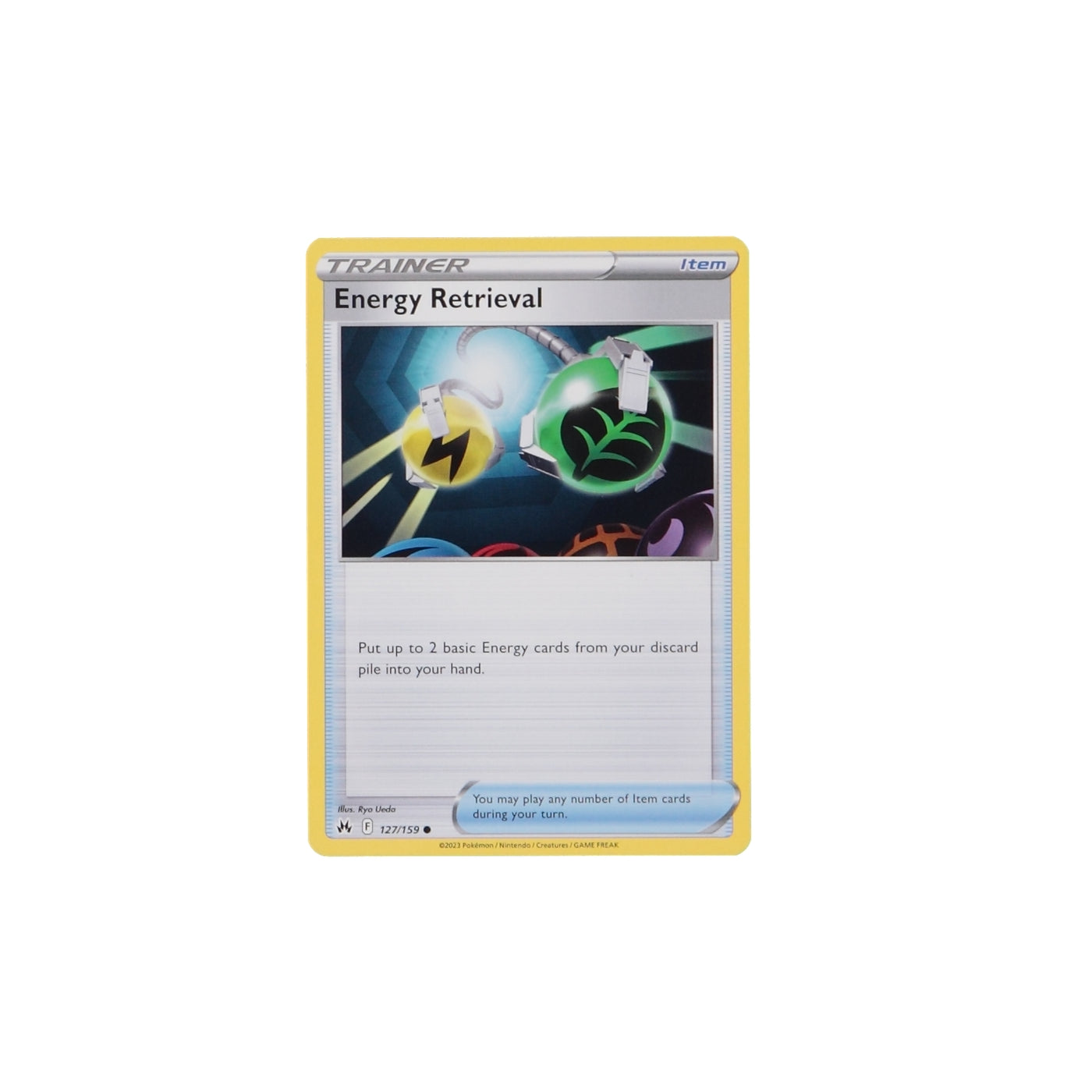 Pokemon TCG Crown Zenith 127/159 Energy Retrieval Card - stylecreep.com