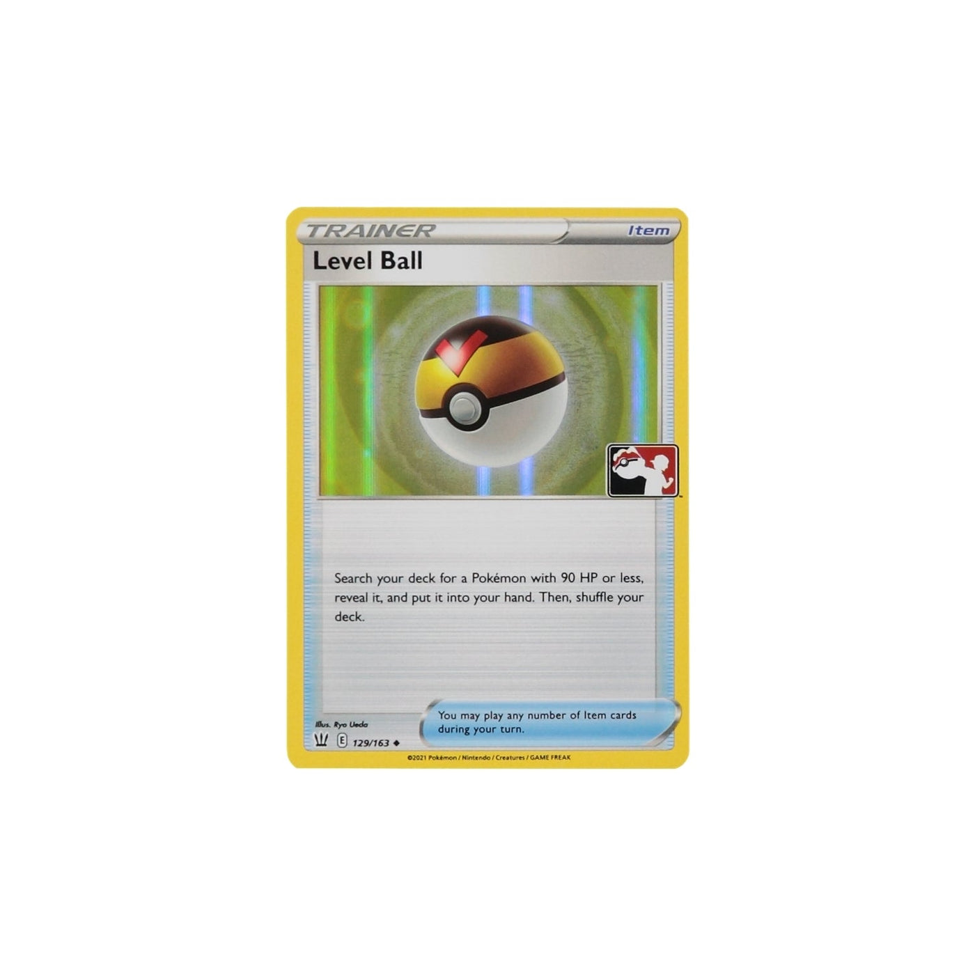 Pokemon TCG Prize Pack Card 129/163H Level Ball Holo - stylecreep.com