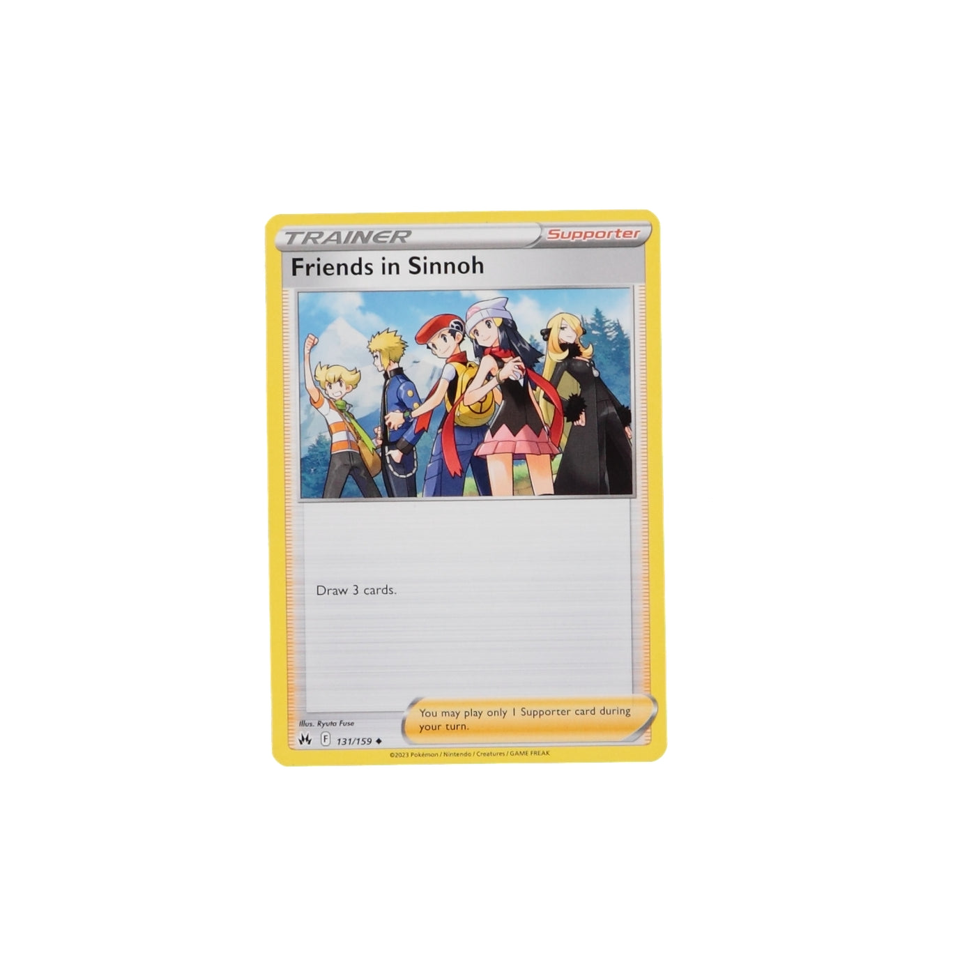 Pokemon TCG Crown Zenith 131/159 Friends in Sinnoh Card - stylecreep.com