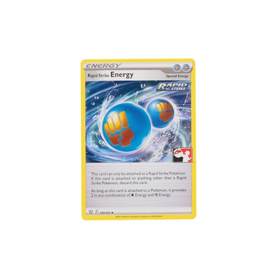 Pokemon TCG Prize Pack Card 140/163 Rapid Strike Energy - stylecreep.com