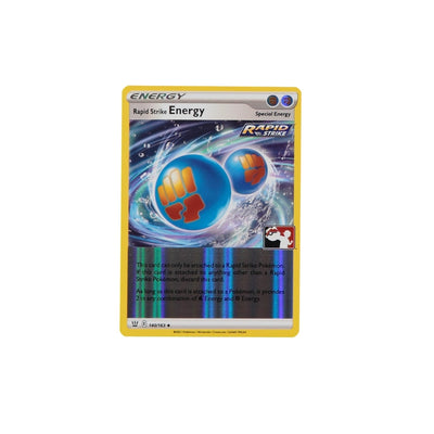 Pokemon TCG Prize Pack Card 140/163H Rapid Strike Energy Holo - stylecreep.com
