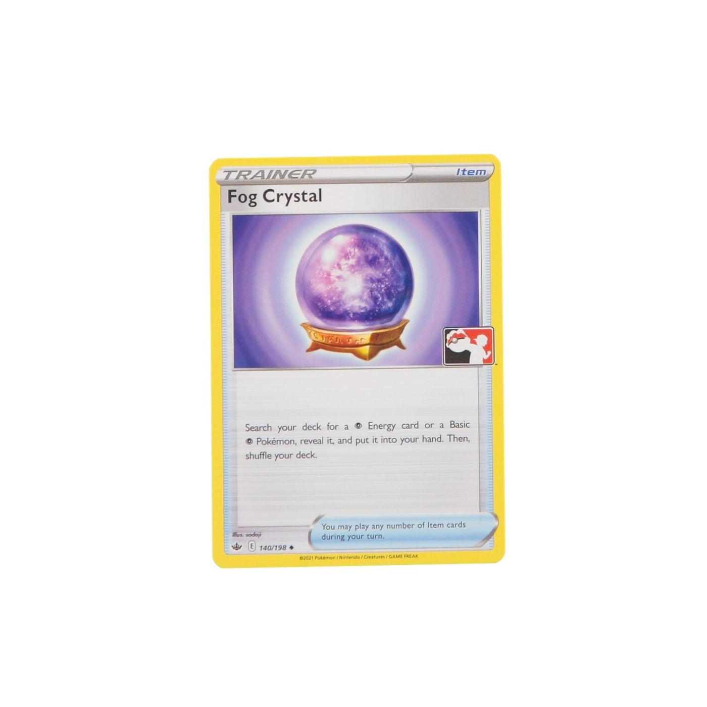Pokemon TCG Prize Pack Card 140/198 Fog Crystal - stylecreep.com