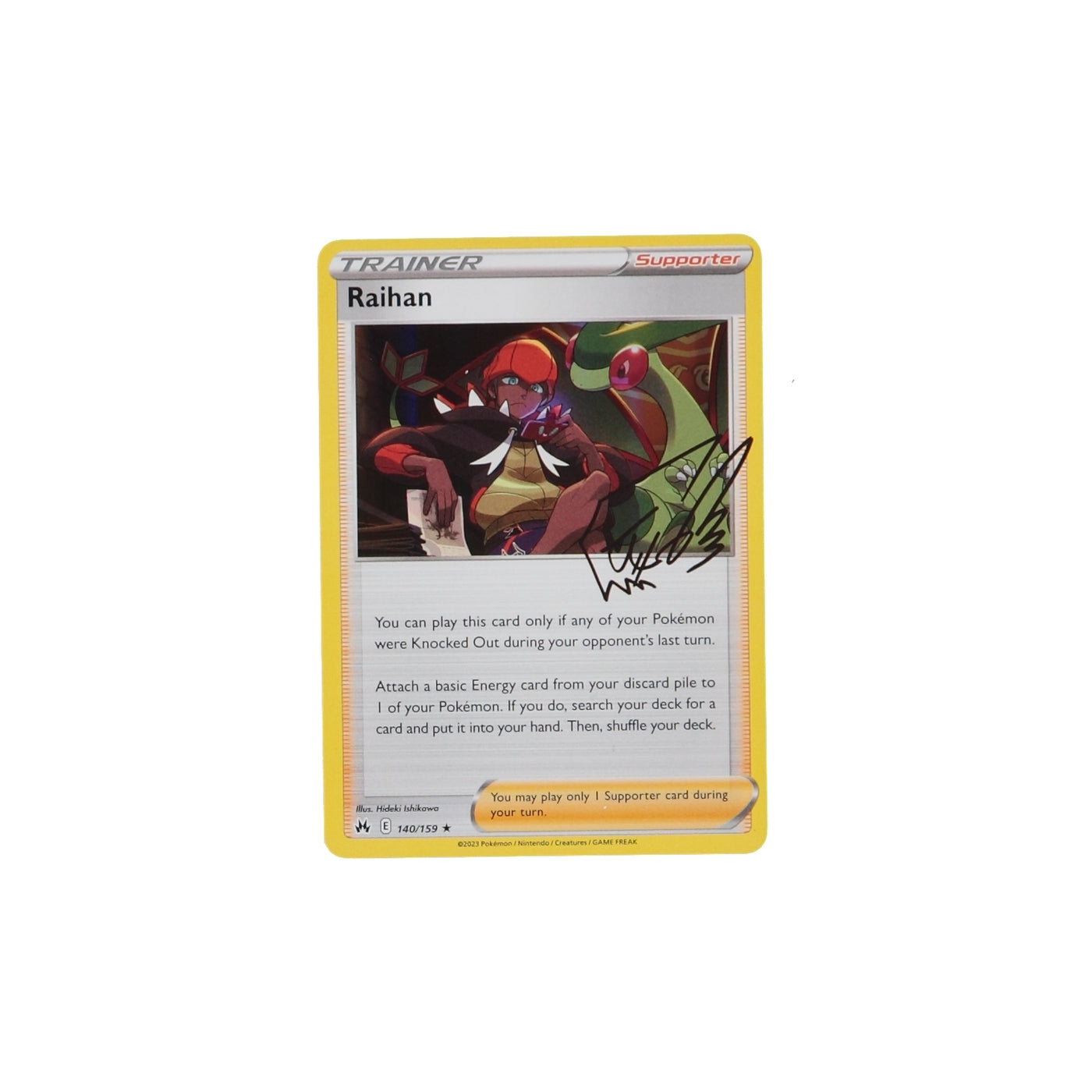 Pokemon TCG Crown Zenith 140/159 Raihan Holo Card - stylecreep.com