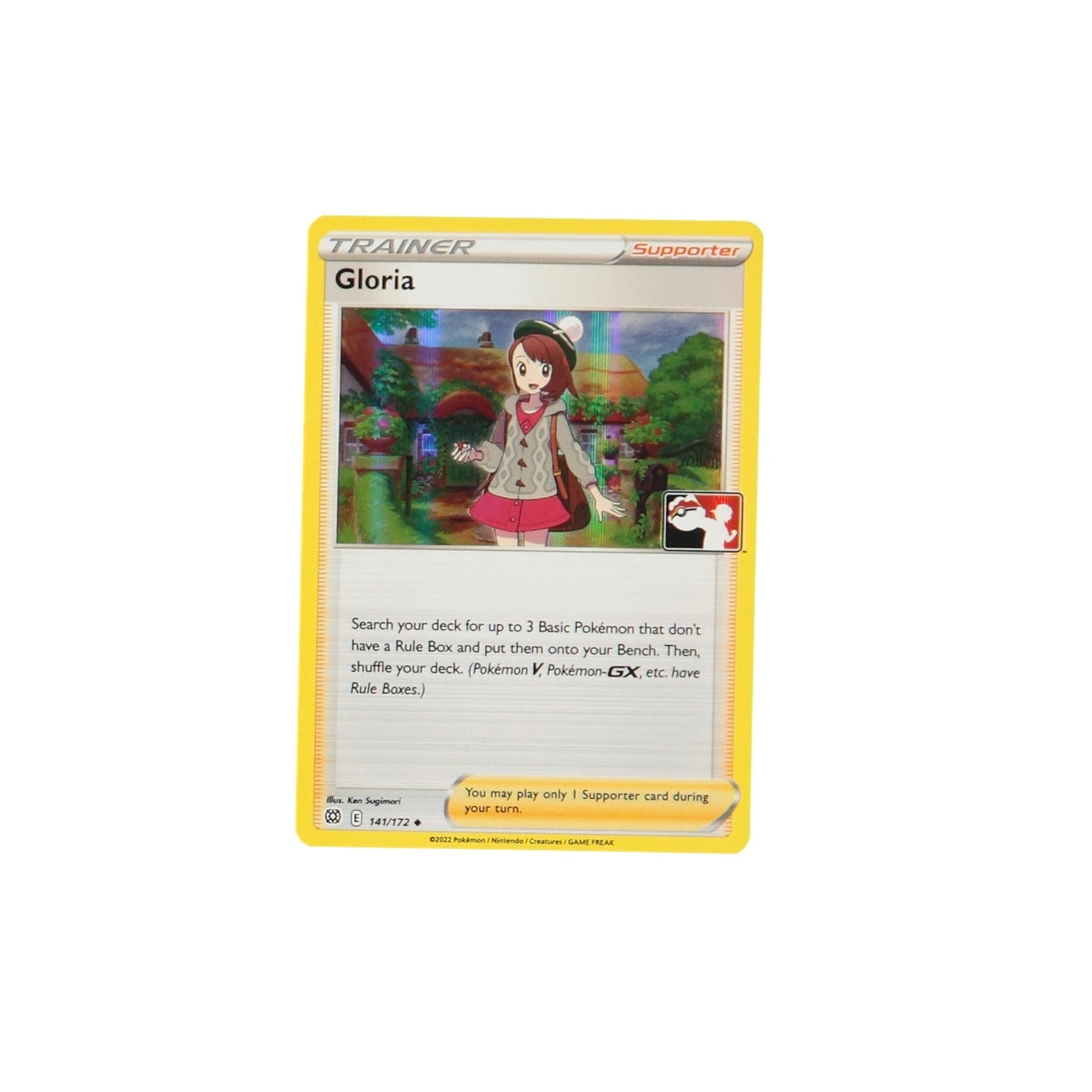 Pokemon TCG Prize Pack Card 141/172H Gloria Holo - stylecreep.com
