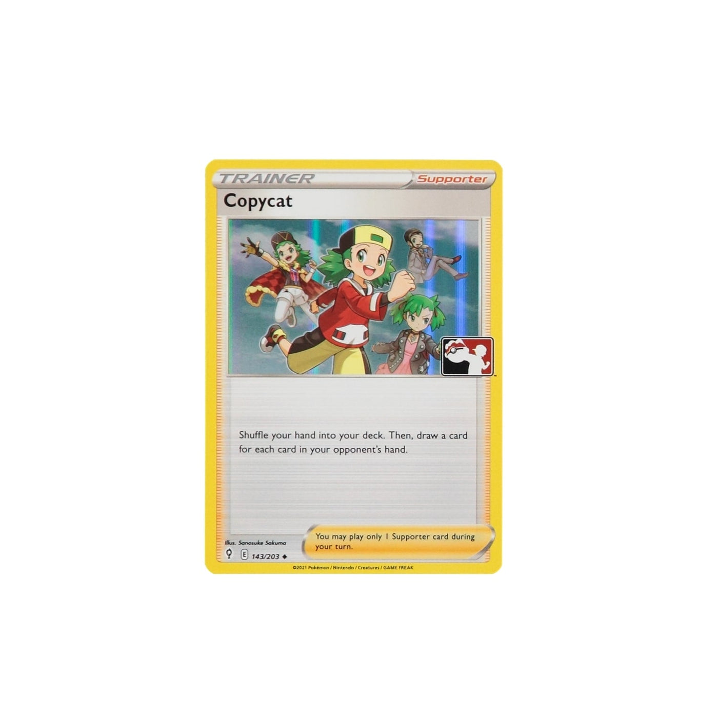 Pokemon TCG Prize Pack Card 143/203H Copycat Holo - stylecreep.com