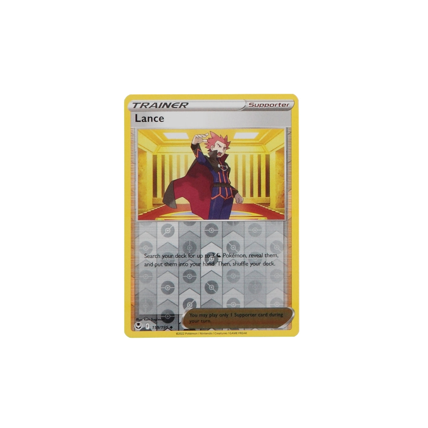 Pokemon TCG Silver Tempest 159/195 Lance Rev Holo Card - stylecreep.com