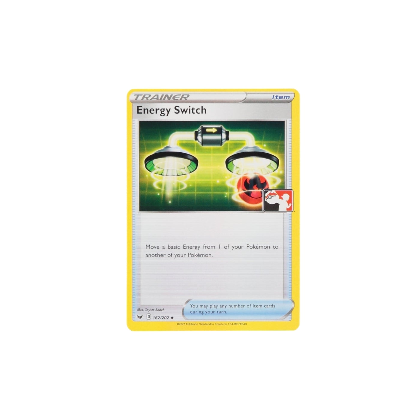 Pokemon TCG Prize Pack Card 162/202 Energy Switch - stylecreep.com