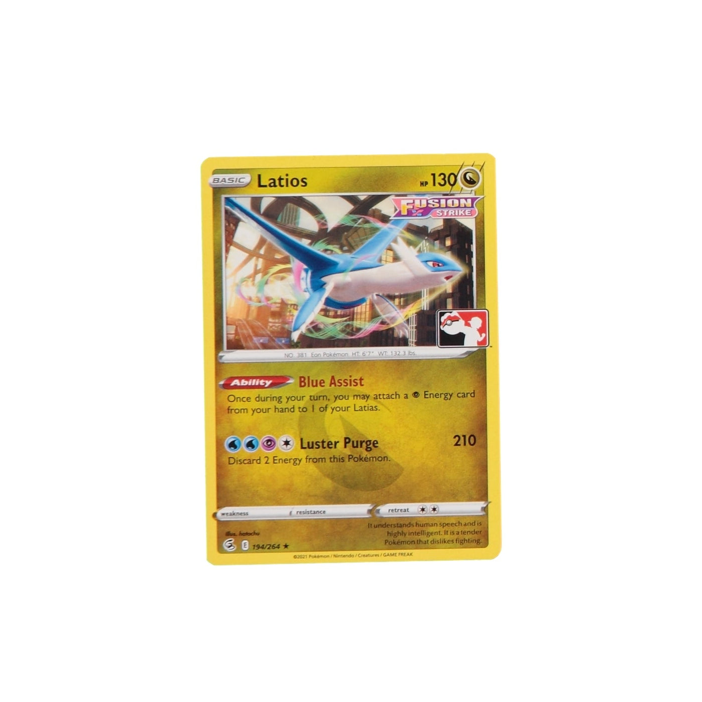 Pokemon TCG Prize Pack Card 194/264 Latios - stylecreep.com