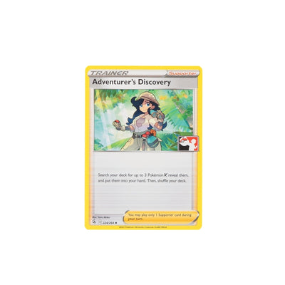 Pokemon TCG Prize Pack Card 224/264 Adventurer's Discovery - stylecreep.com