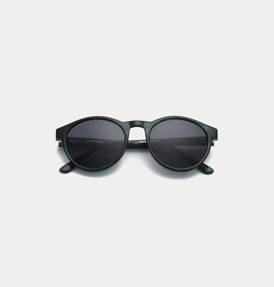 A Kjaerbede Sunglasses Marvin Green Marble Transparent