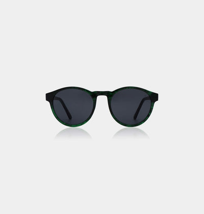 A Kjaerbede Sunglasses Marvin Green Marble Transparent