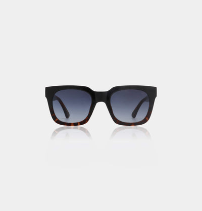 A Kjaerbede Sunglasses Nancy Black Demi Tortoise - stylecreep.com