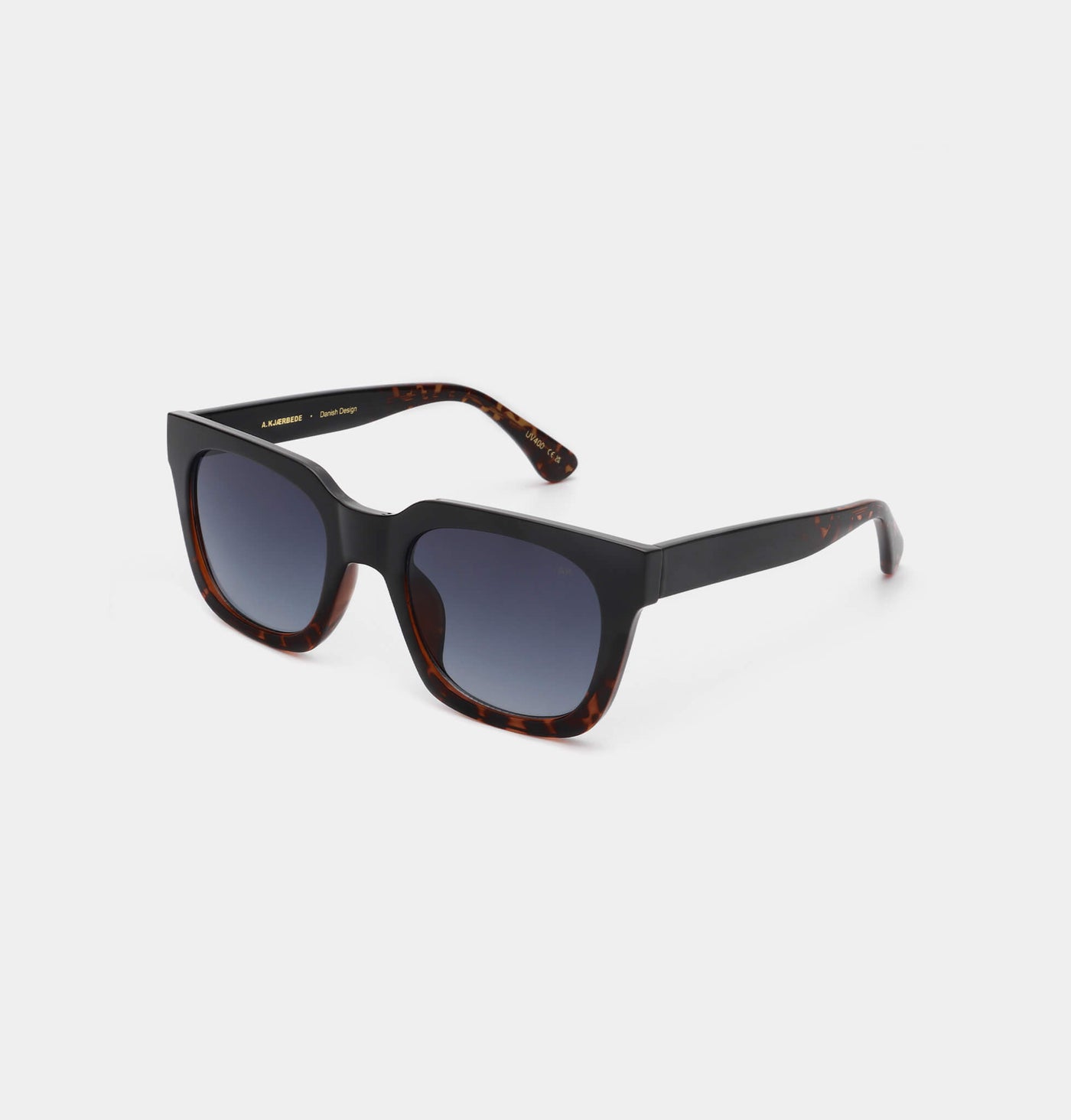 A Kjaerbede Sunglasses Nancy Black Demi Tortoise - stylecreep.com