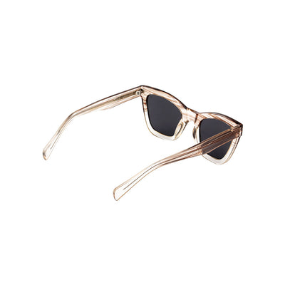 A Kjaerbede Sunglasses Big Kanye Demi Grey Crystal Transparent - stylecreep.com