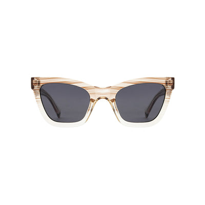 A Kjaerbede Sunglasses Big Kanye Demi Grey Crystal Transparent - stylecreep.com