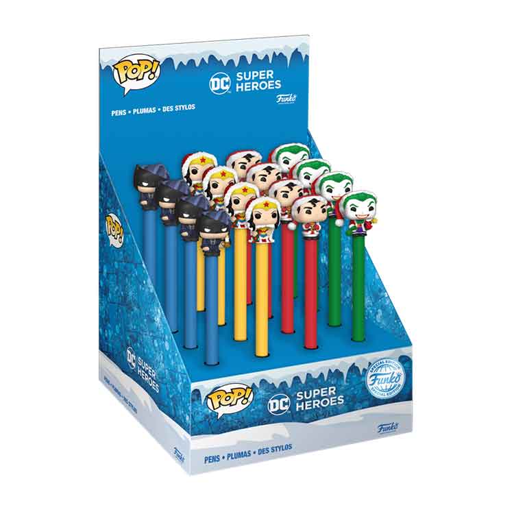 Funko Pop! Pen Toppers - DC Holiday - Assorted (1 Supplied) - stylecreep.com