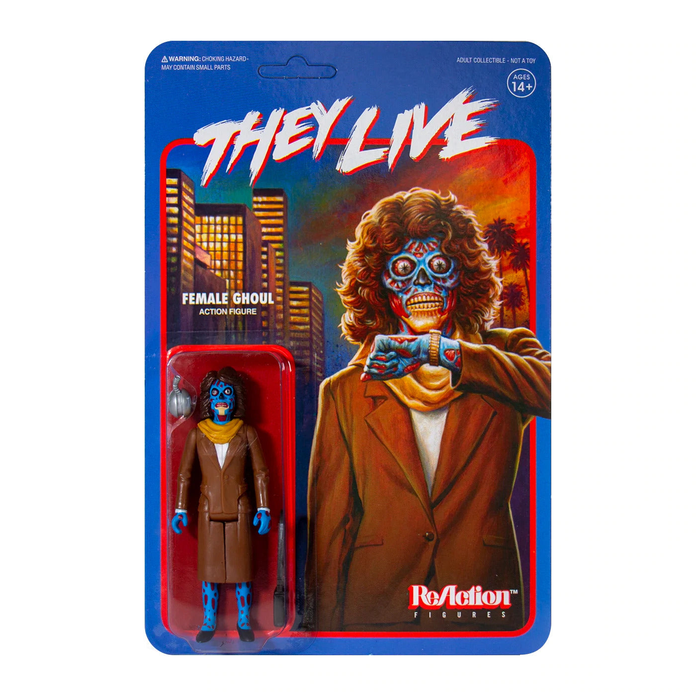 Super7 ReAction Action Figure - They Live - Female Ghoul
