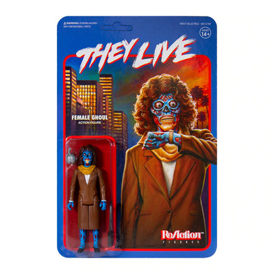 Super7 ReAction Action Figure - They Live - Female Ghoul