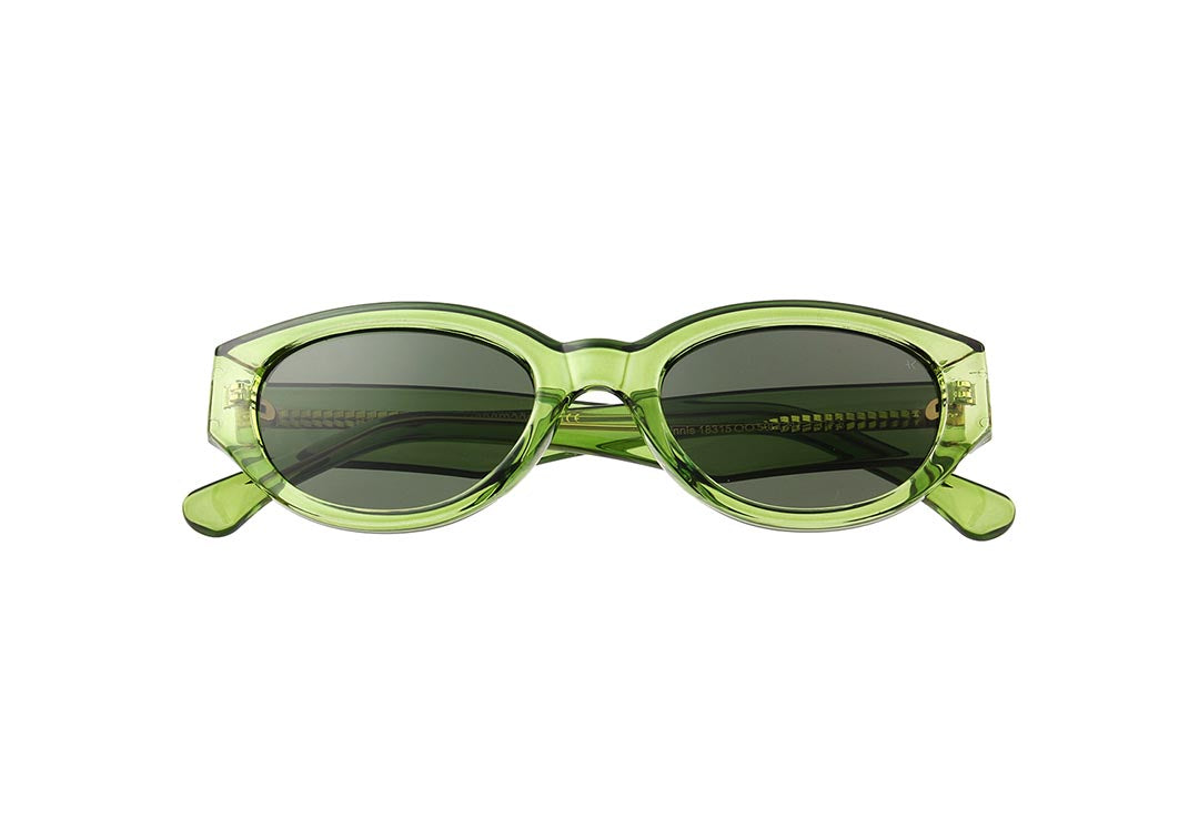 A Kjaerbede Sunglasses Winnie Light Olive Transparent