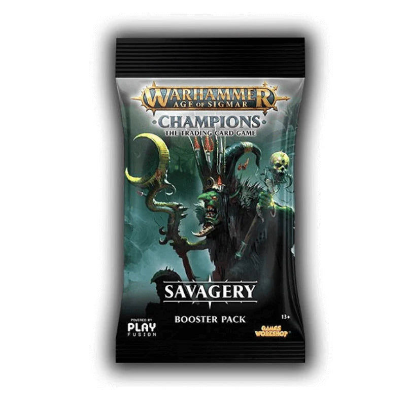Warhammer Age of Sigma Champions TCG Savagery Booster Pack (1 Pack)