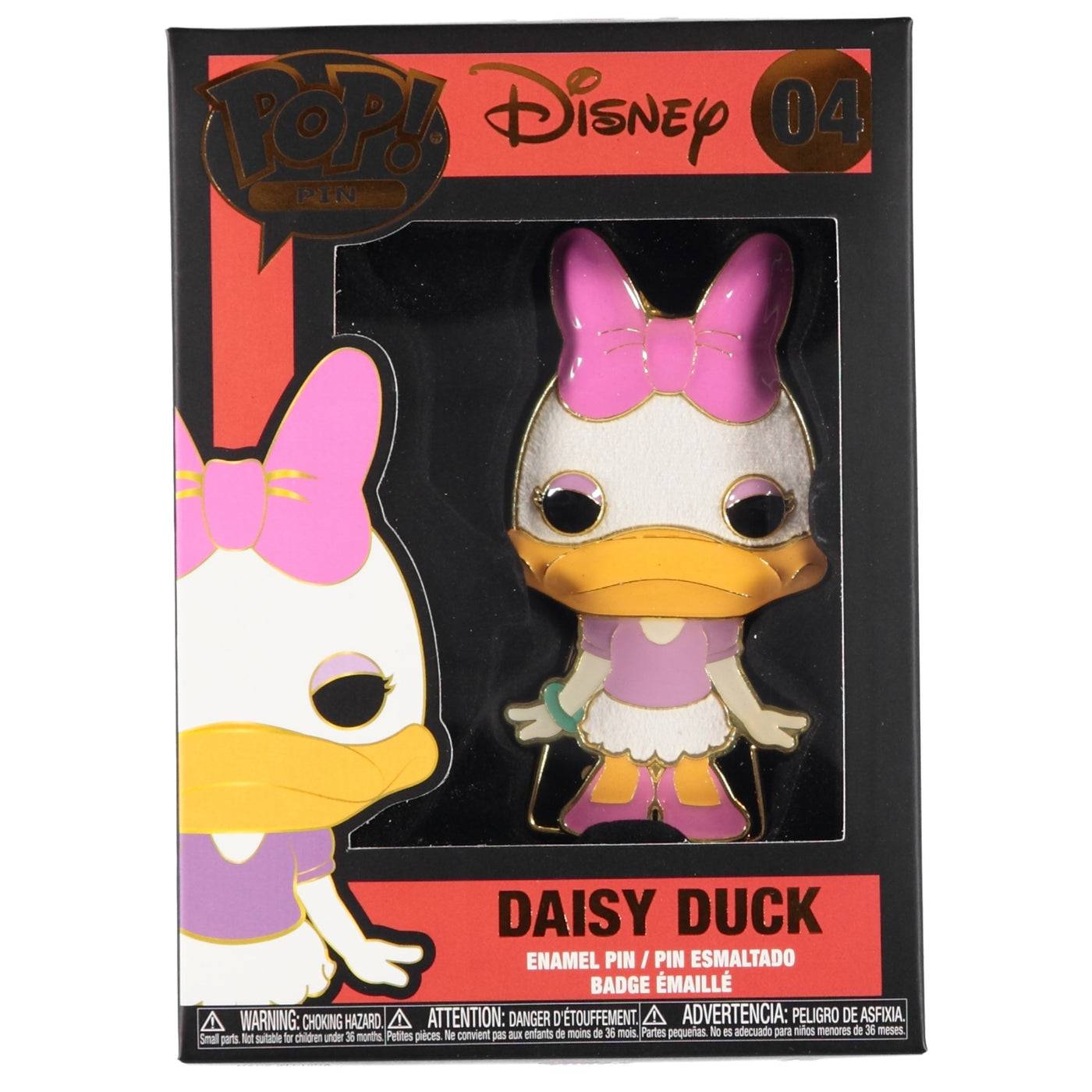 Funko Enamel Pin Badge - Disney - 04 - Daisy Duck