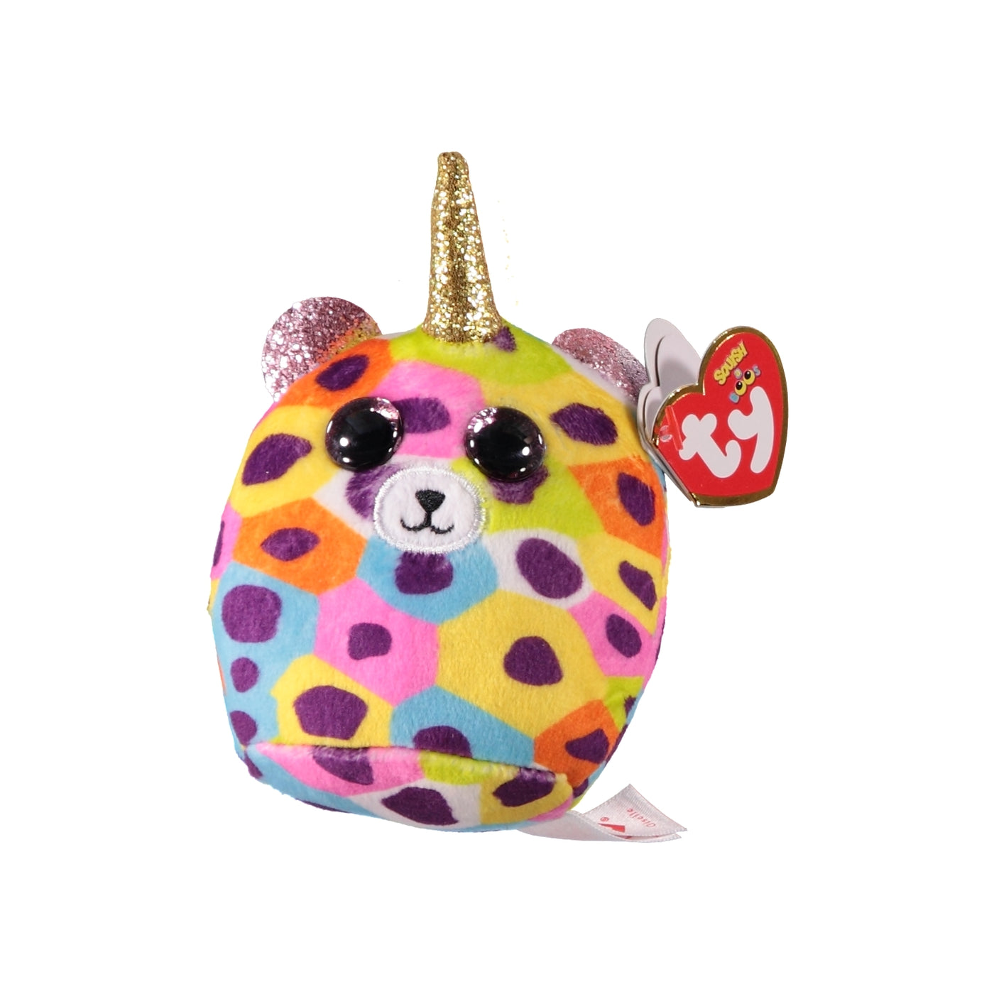 TY Squish-A-Boo Small Giselle Leopard
