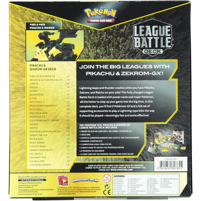 Pokemon TCG League Battle Deck Pikachu & Zekrom GX - stylecreep.com