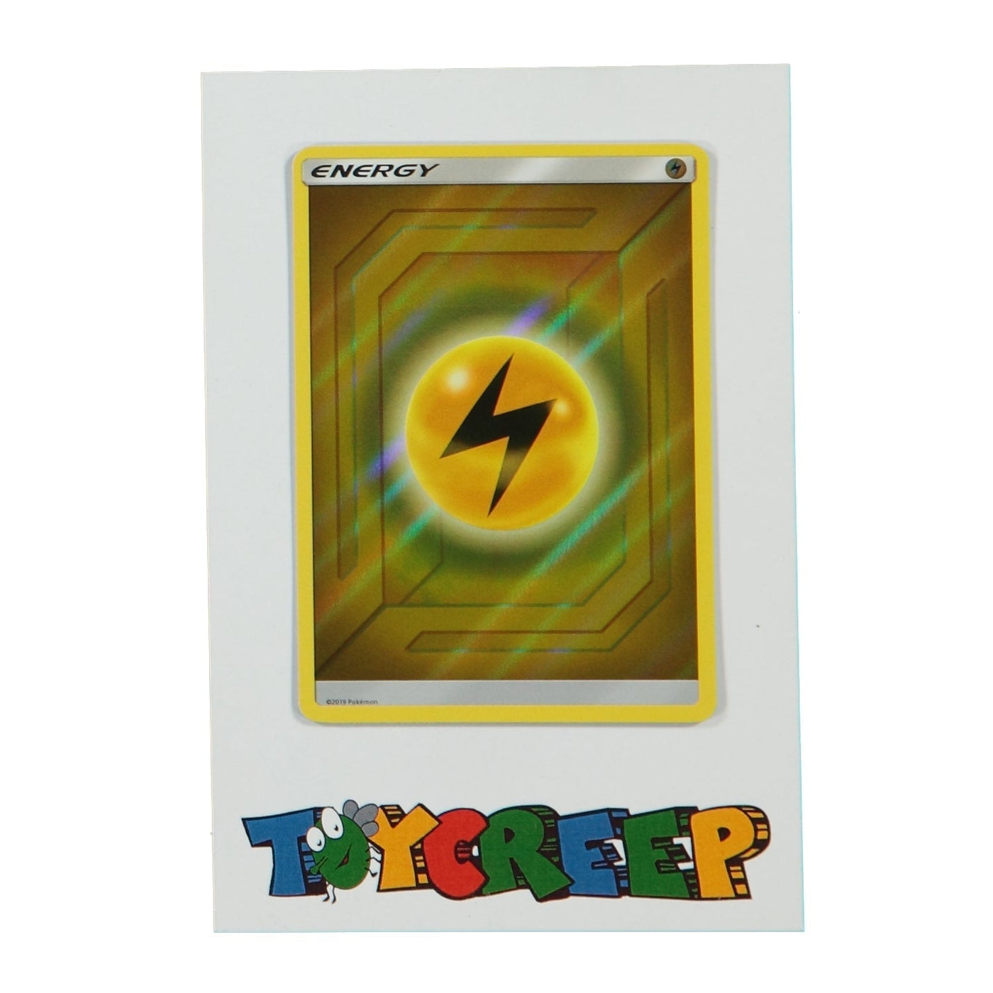Pokemon TCG Hidden Fates Lightning Energy Rev Holo Card