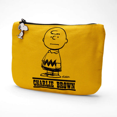 Magpie x Peanuts Zip Pouch Charlie Brown Friends - stylecreep.com