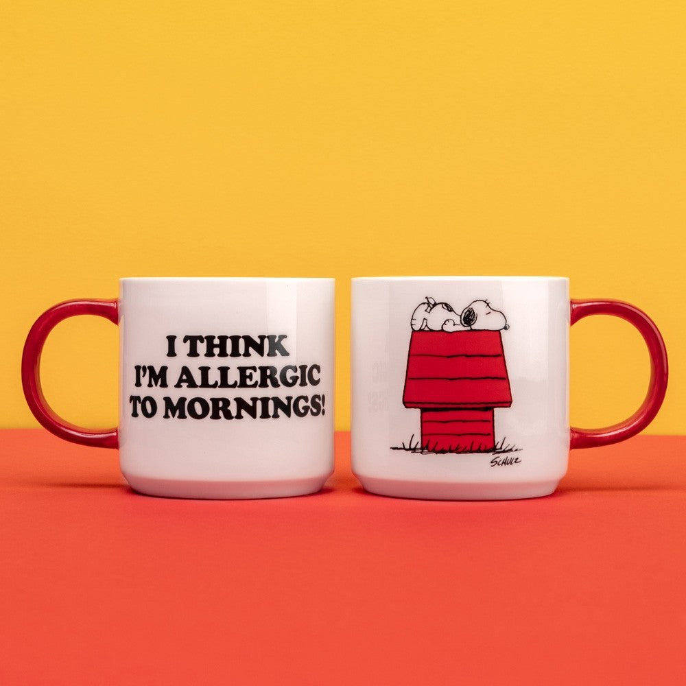 Magpie x Peanuts Allergic to Mornings Mug - stylecreep.com