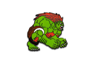 Pinfinity Street Fighter Blanka Augmented Reality Pin Badge - stylecreep.com