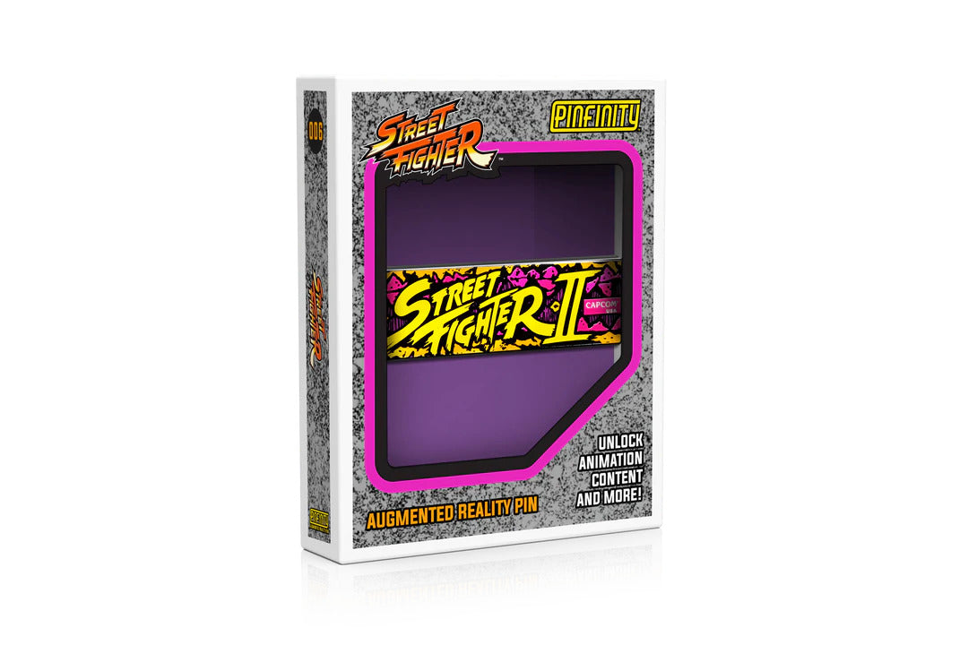 Pinfinity Street Fighter SF II Marquee Augmented Reality Pin Badge - stylecreep.com