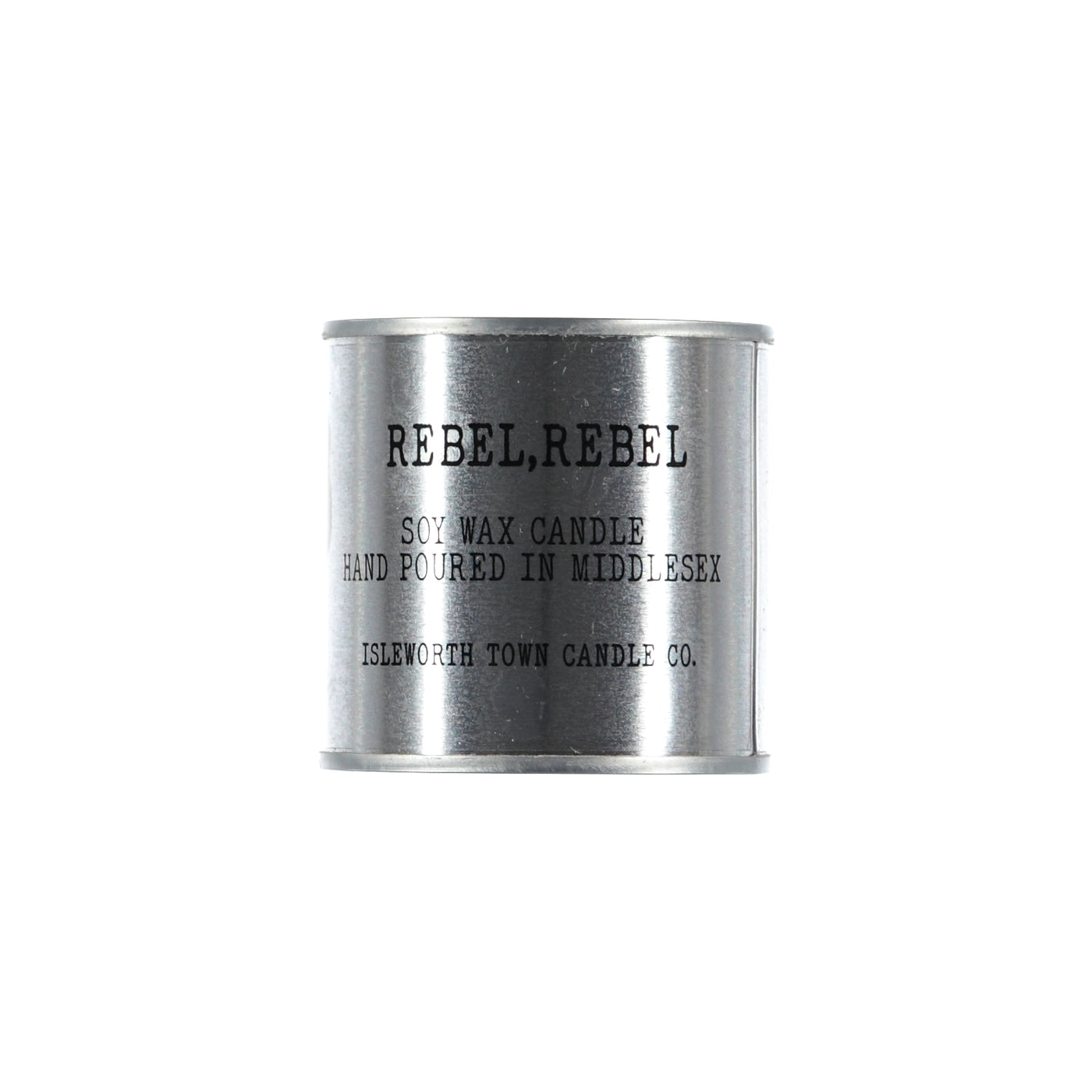 Isleworth Town Candle Co - Tin Candle - 95g - Special Edition Trafford Parsons Rebel, Rebel