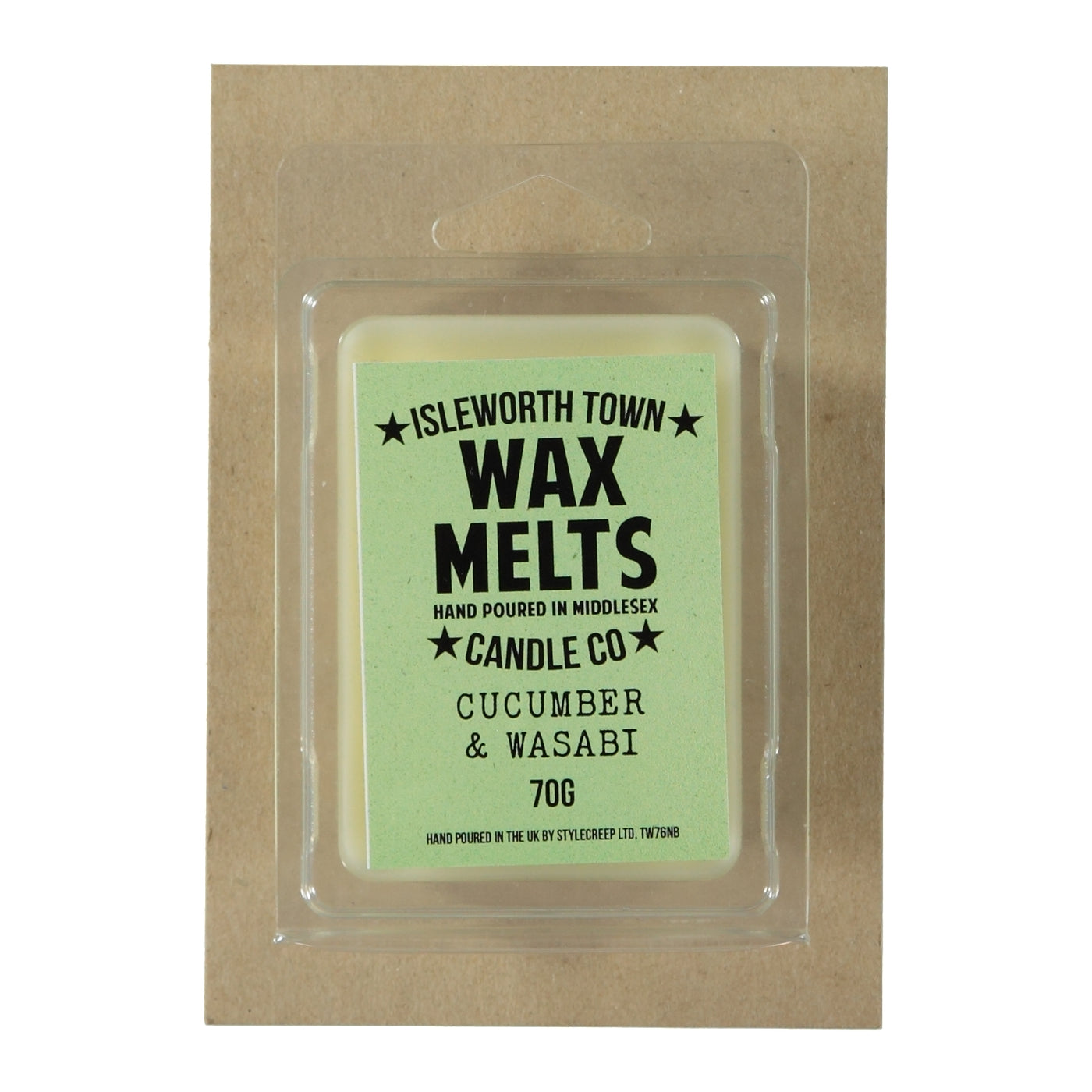 Isleworth Town Candle Co - Wax Melts - 70g - Cucumber & Wasabi - stylecreep.com